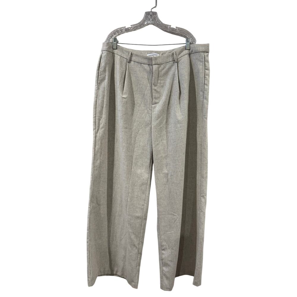WEWOREWHAT Wool Blend Trousers Size 18